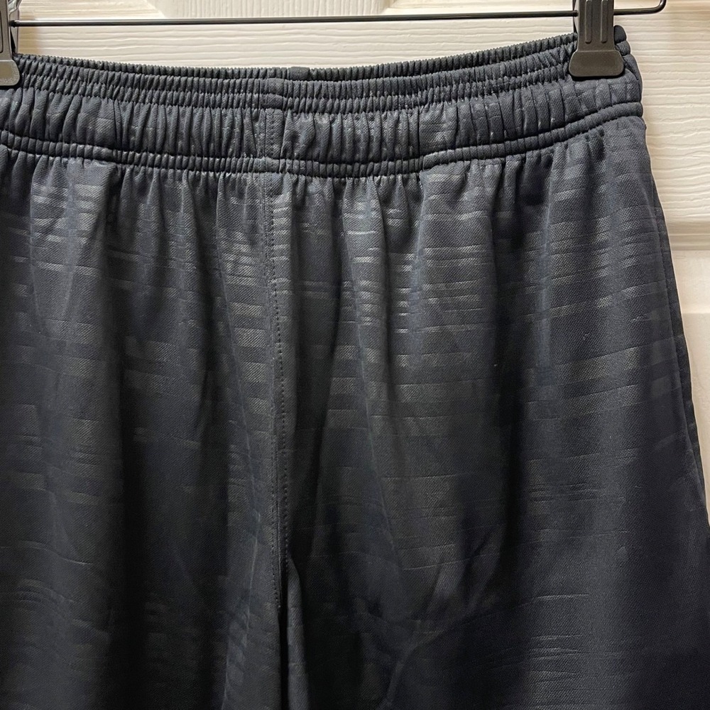 Vintage Umbro Shorts Mens Small Black Jacquard Print Athletic Soccer Running 90s